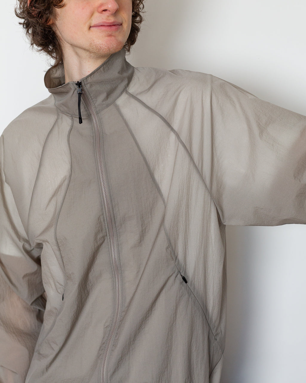 Sheer Nylon Wind Jacket - Arid Beige