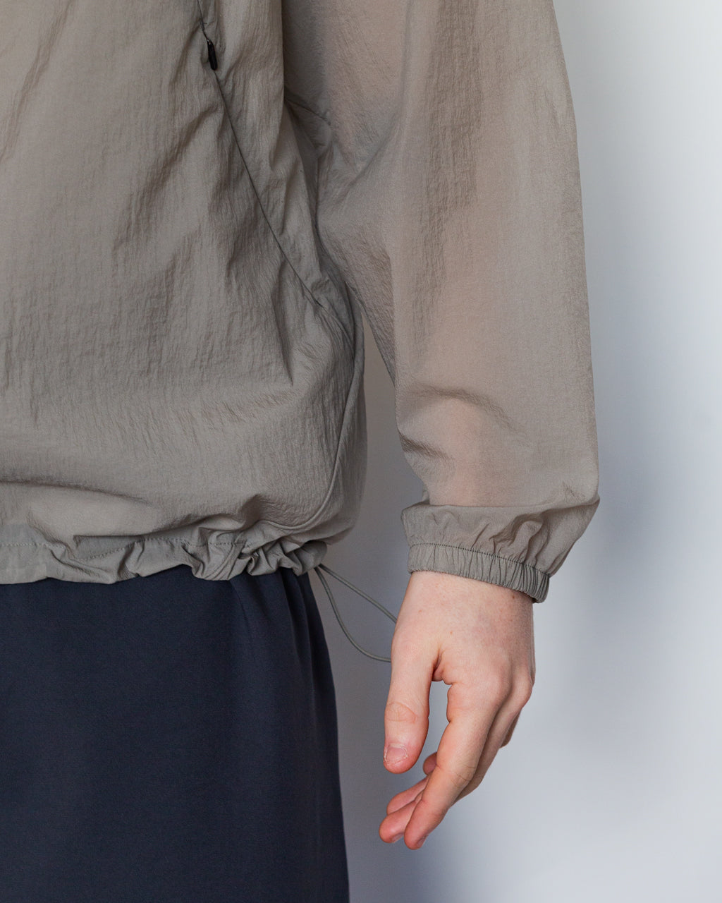 Sheer Nylon Wind Jacket - Arid Beige