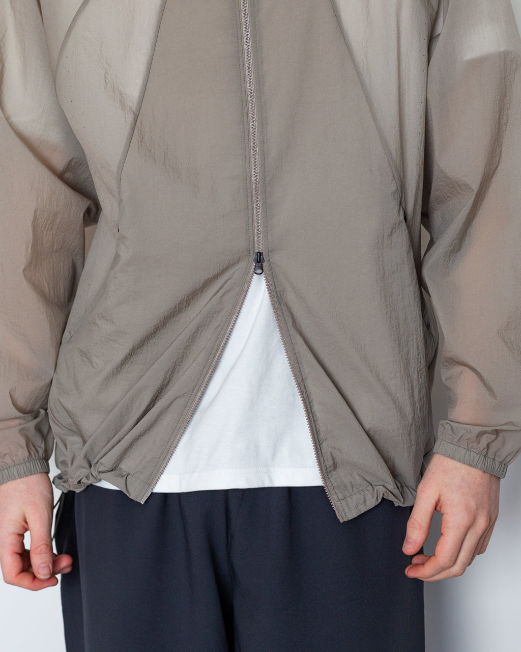 Sheer Nylon Wind Jacket - Arid Beige