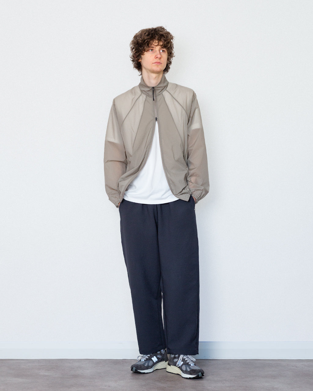 Wide Ankle Easy Pants - Ebony Grey