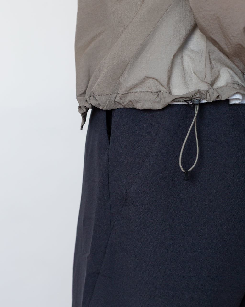 Wide Ankle Easy Pants - Ebony Grey