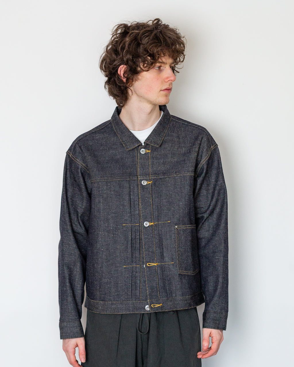 1920's Denim Jacket - Raw Indigo