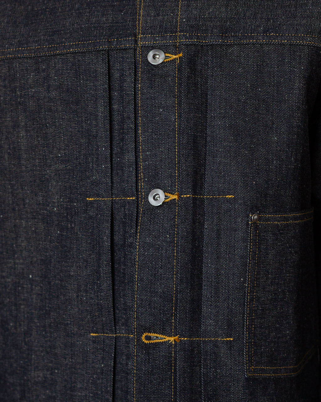1920's Denim Jacket - Raw Indigo