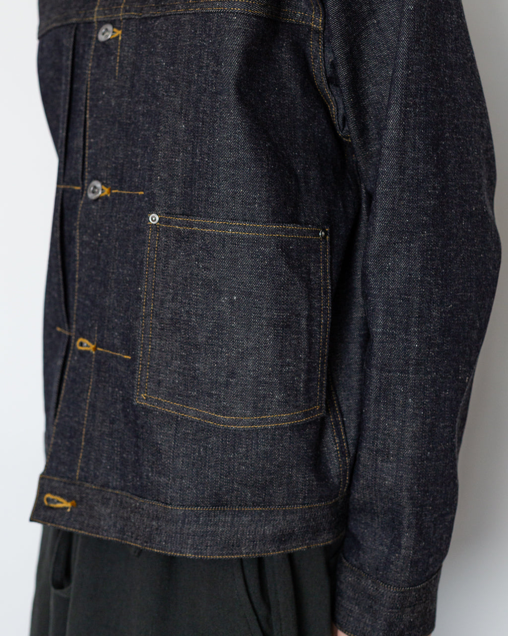 1920's Denim Jacket - Raw Indigo