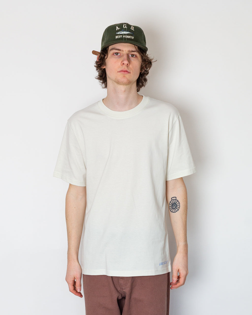 Norse x BST Back Print T-Shirt - Kit White