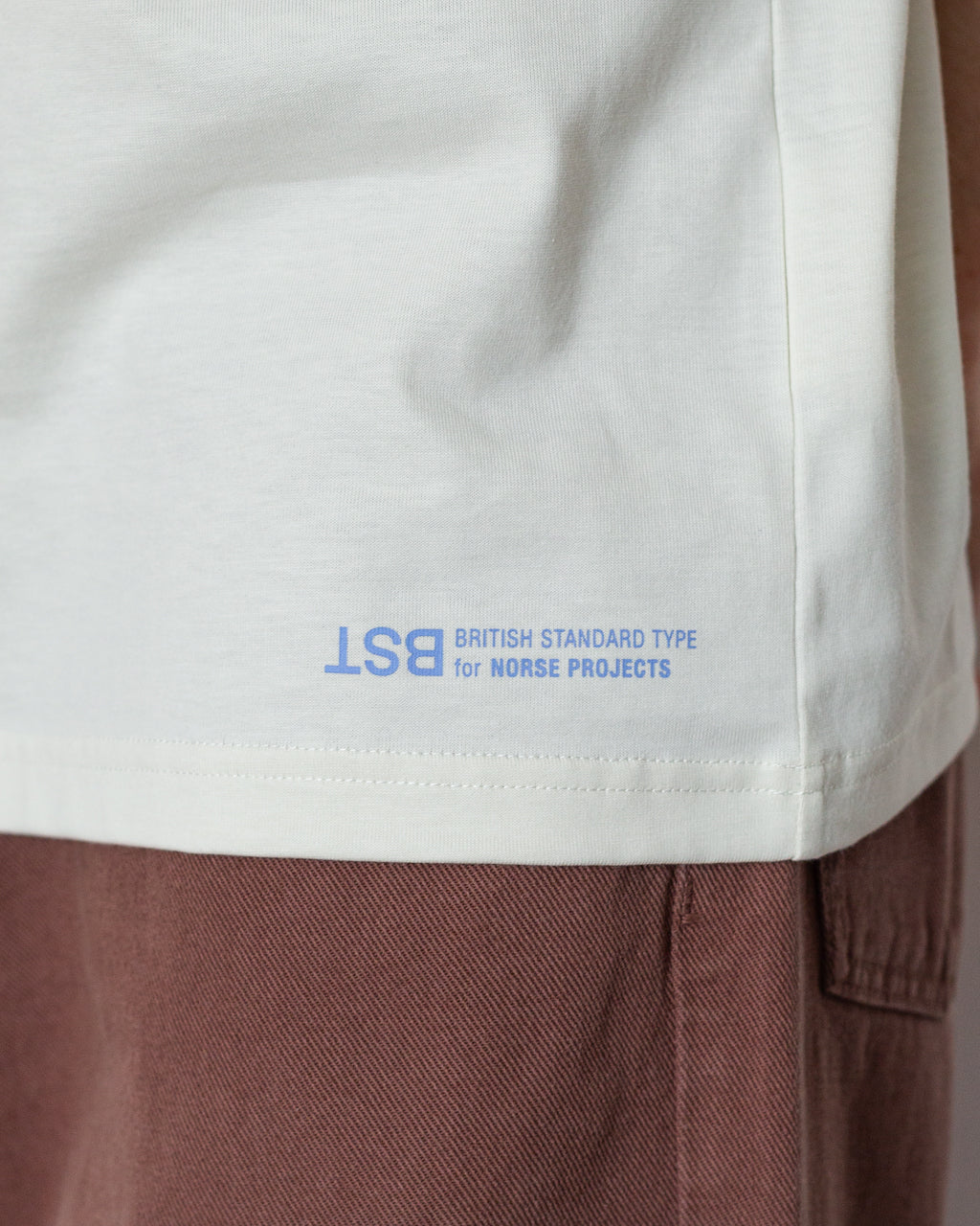 Norse x BST Back Print T-Shirt - Kit White