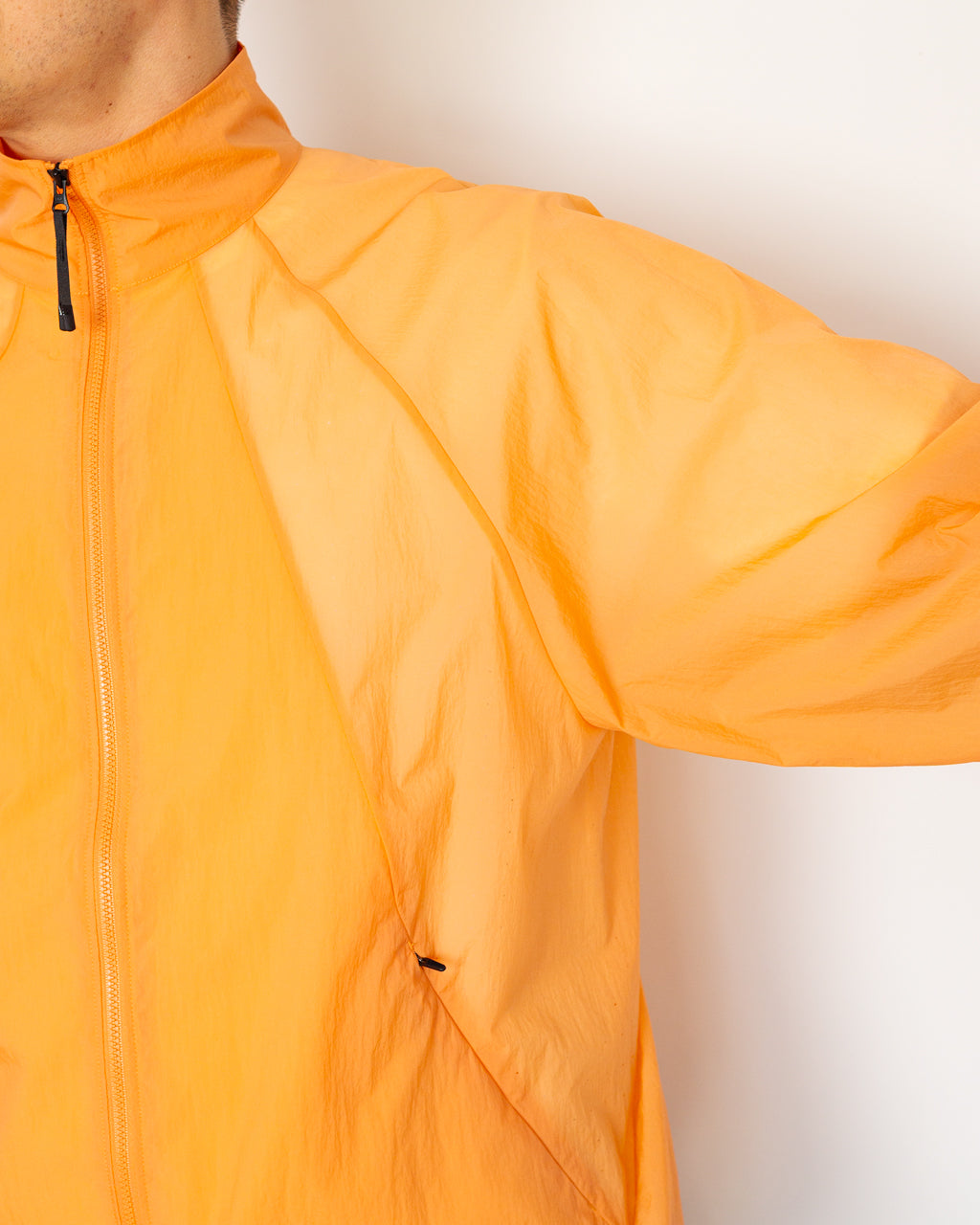 Sheer Nylon Wind Jacket - Lily Orange