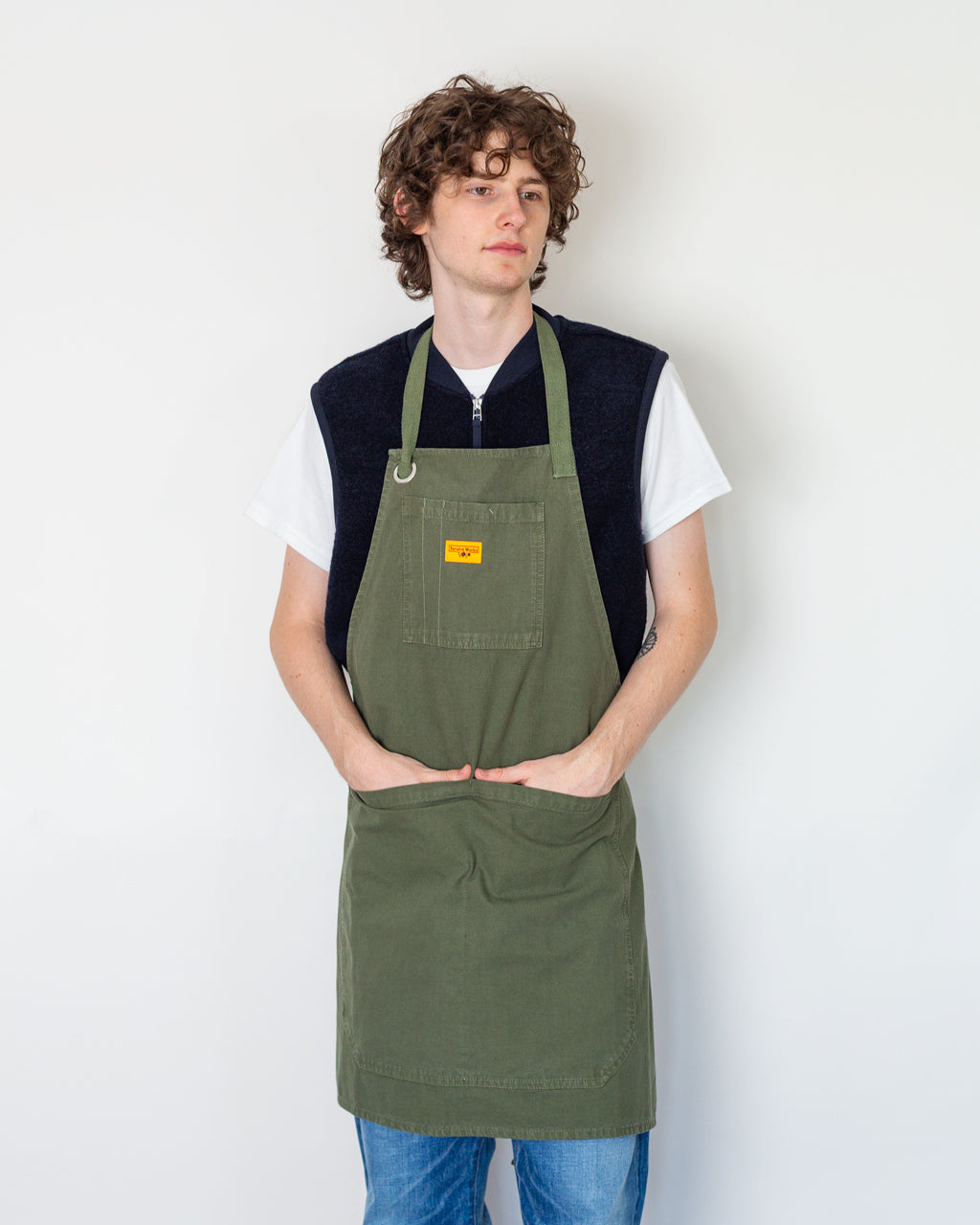 Canvas Apron - Olive