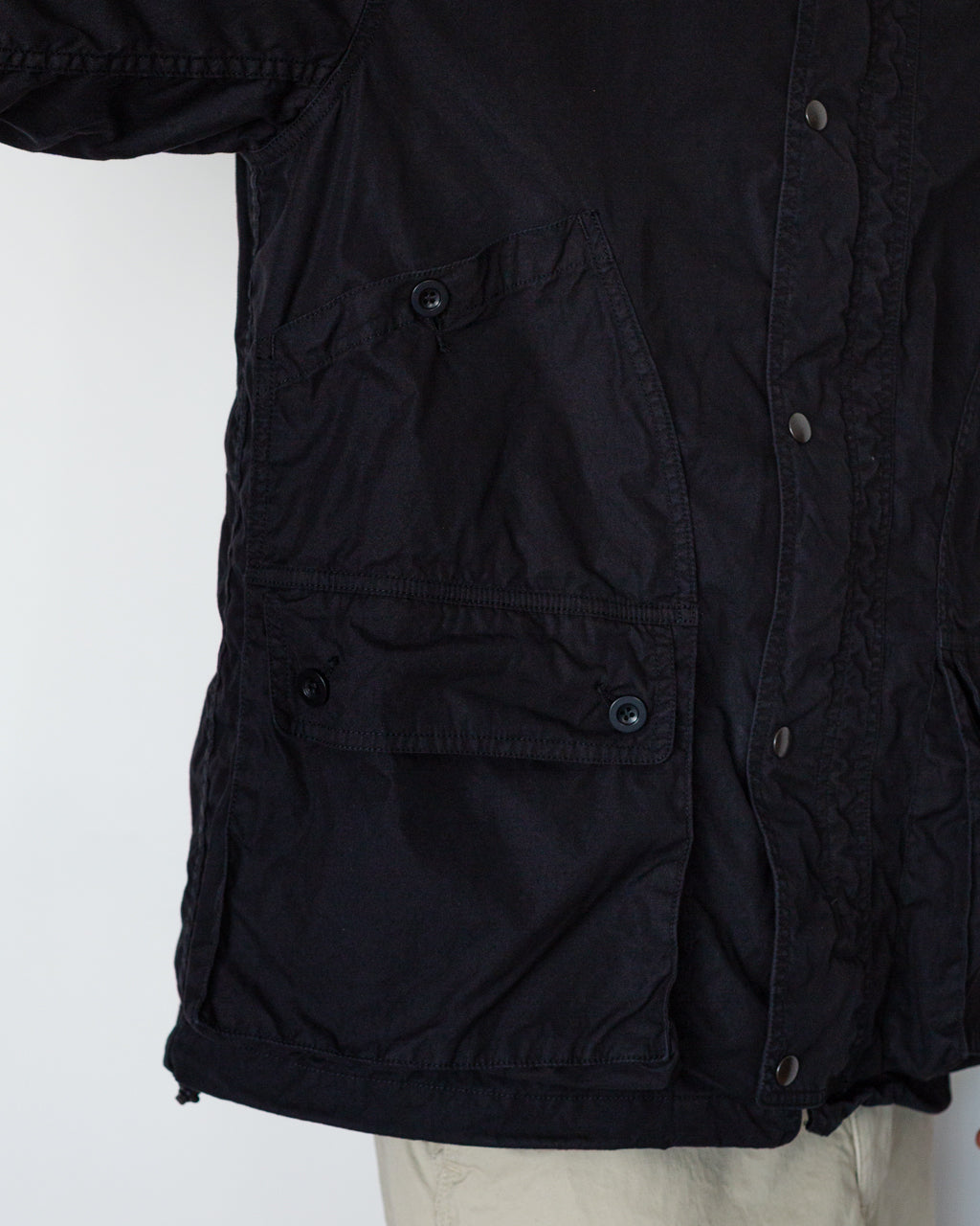 Oxford Three-Way Work Jacket - Black