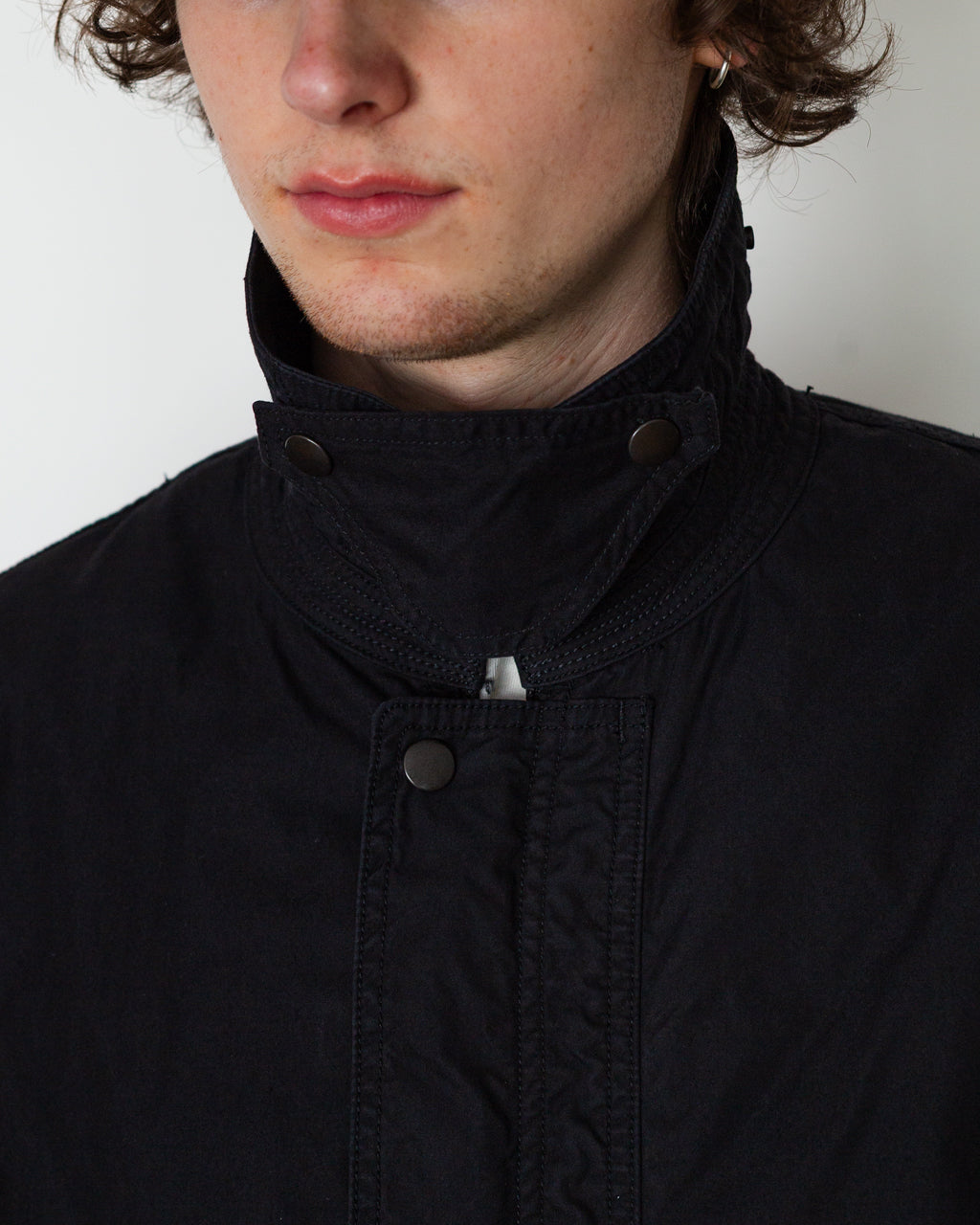 Oxford Three-Way Work Jacket - Black