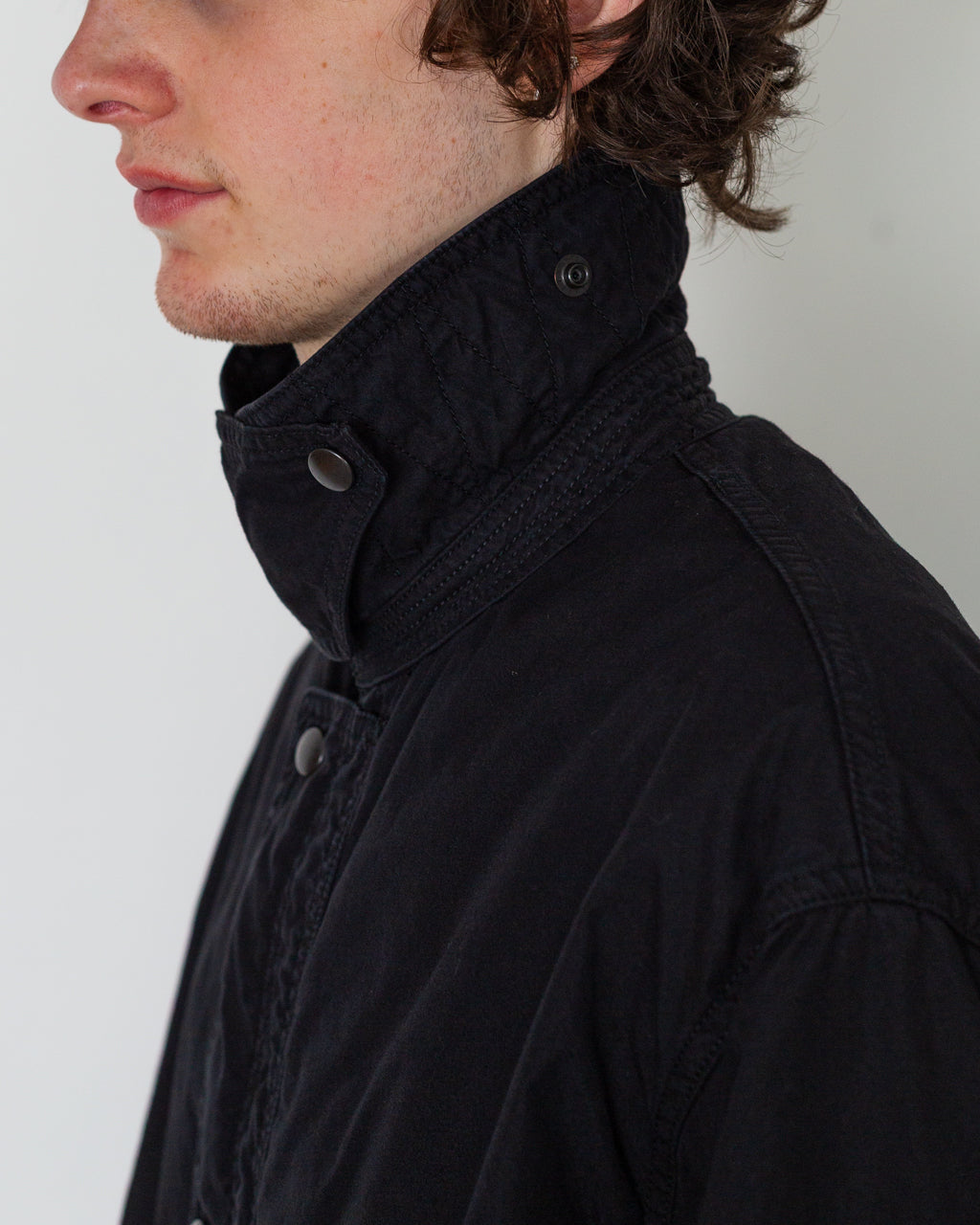 Oxford Three-Way Work Jacket - Black
