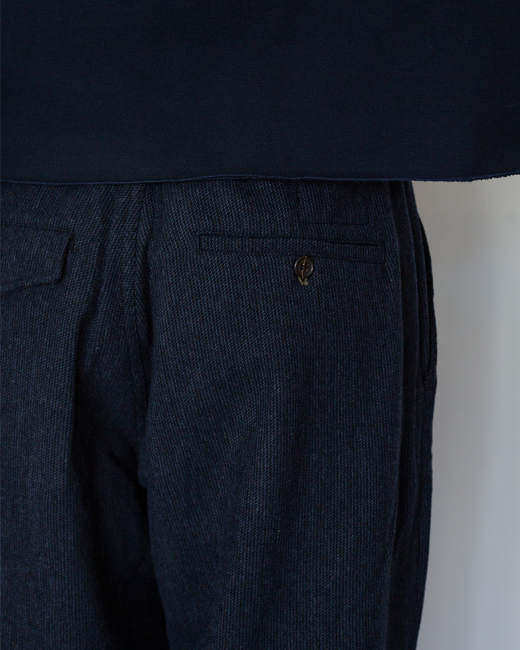 Oxford Pant - Navy Airline Flannel