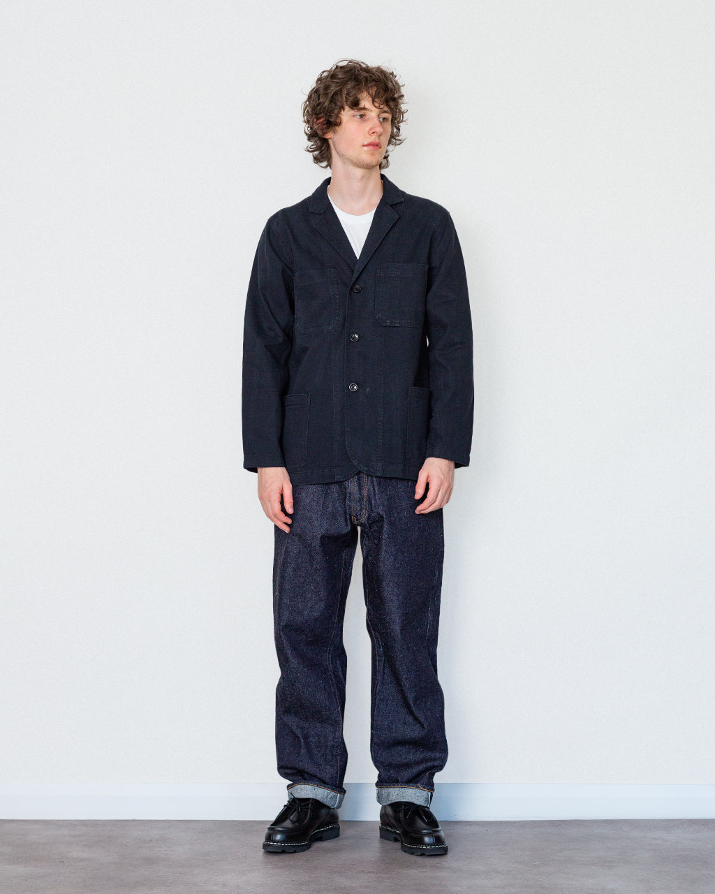 Twill Server Suit Jacket - Black