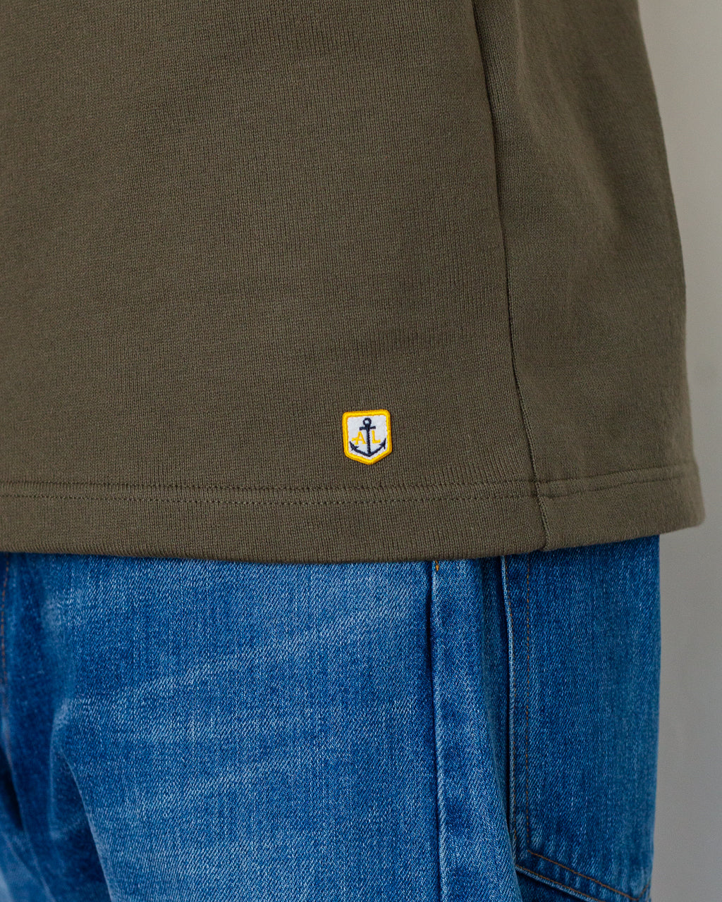 Heavy L/S Slub T-Shirt - Olive