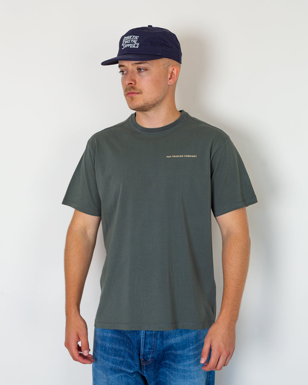 Logo T-Shirt - Washed Charcoal/White Pepper