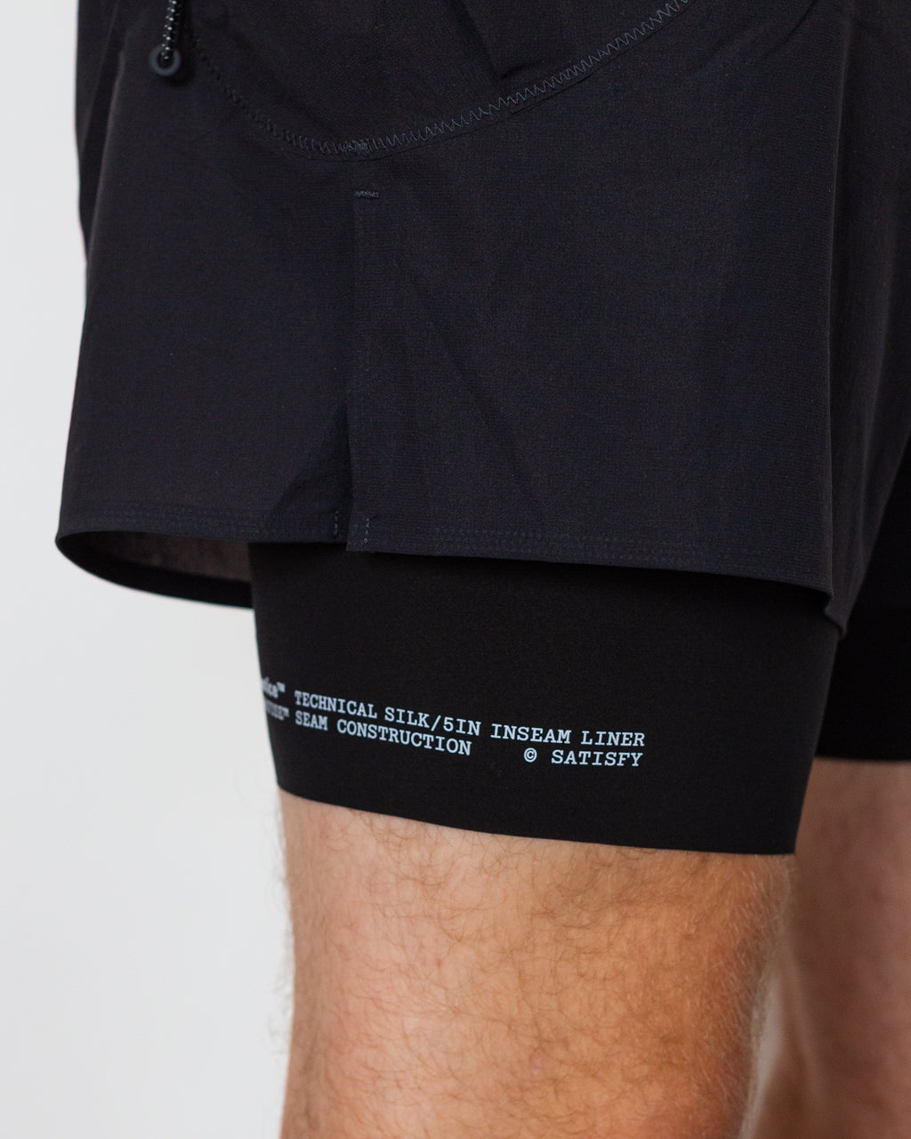 Rippy Cordura 5 Trail Short - Black