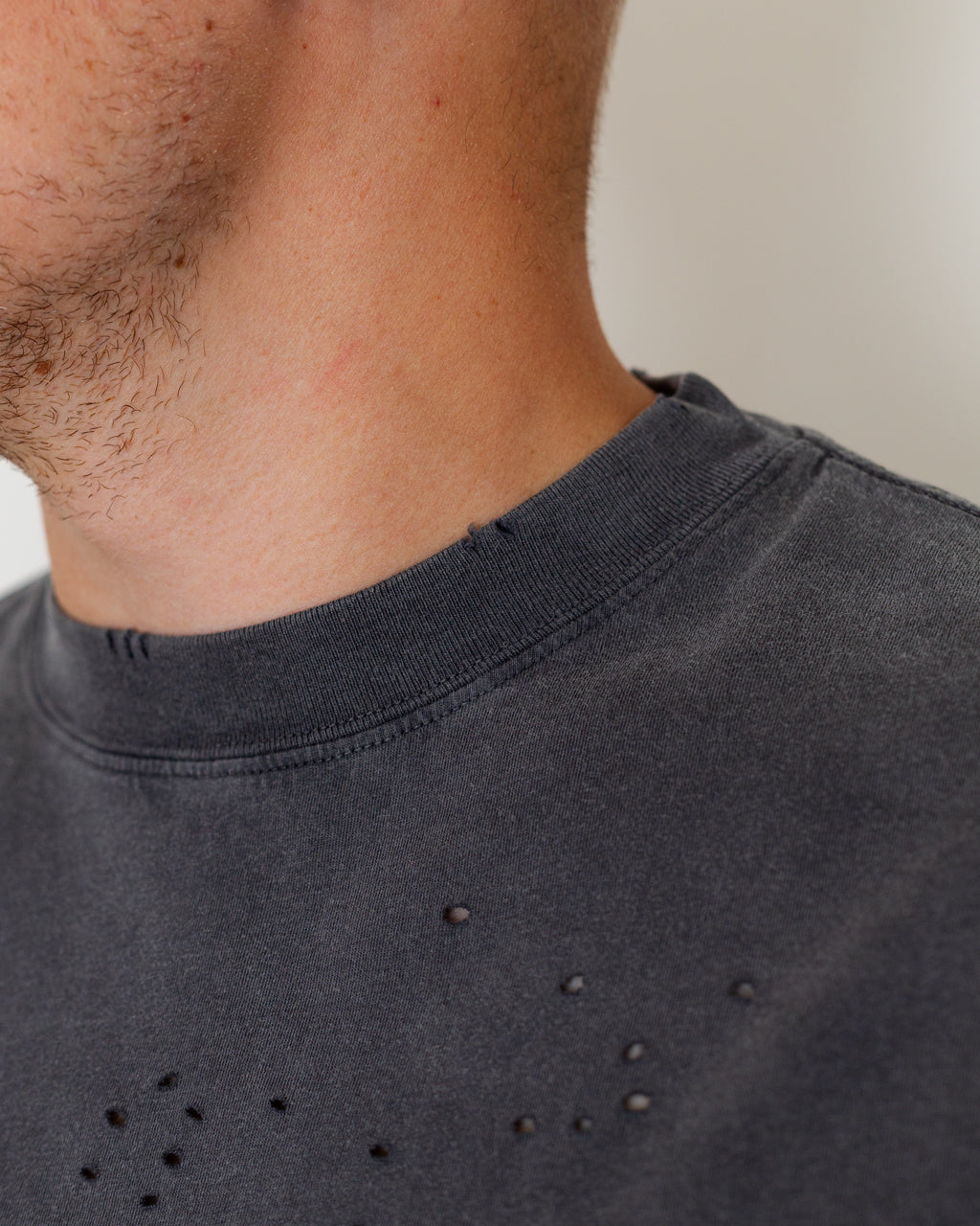 MothTech T-Shirt - Aged Black (00A02)