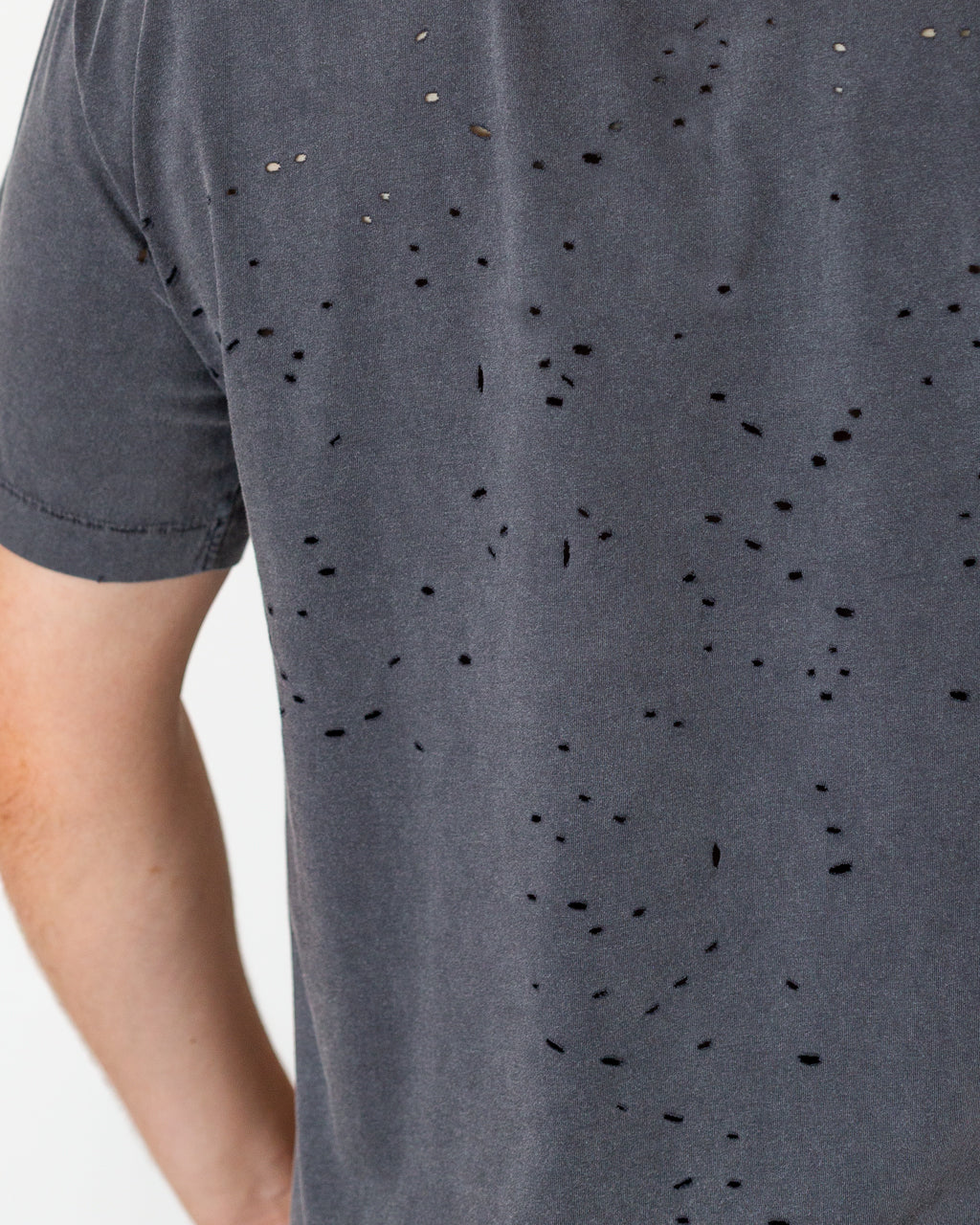 MothTech T-Shirt - Aged Black (00A02)