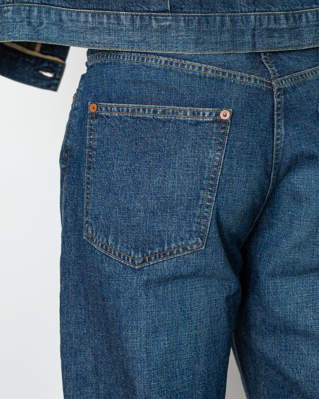 Damaged Denim Trouser - Damaged Indigo