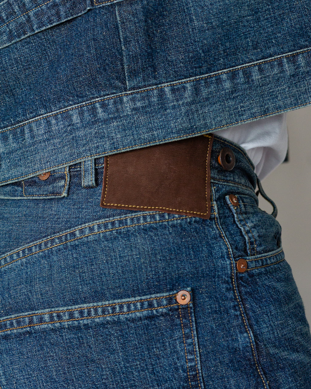 Damaged Denim Trouser - Damaged Indigo