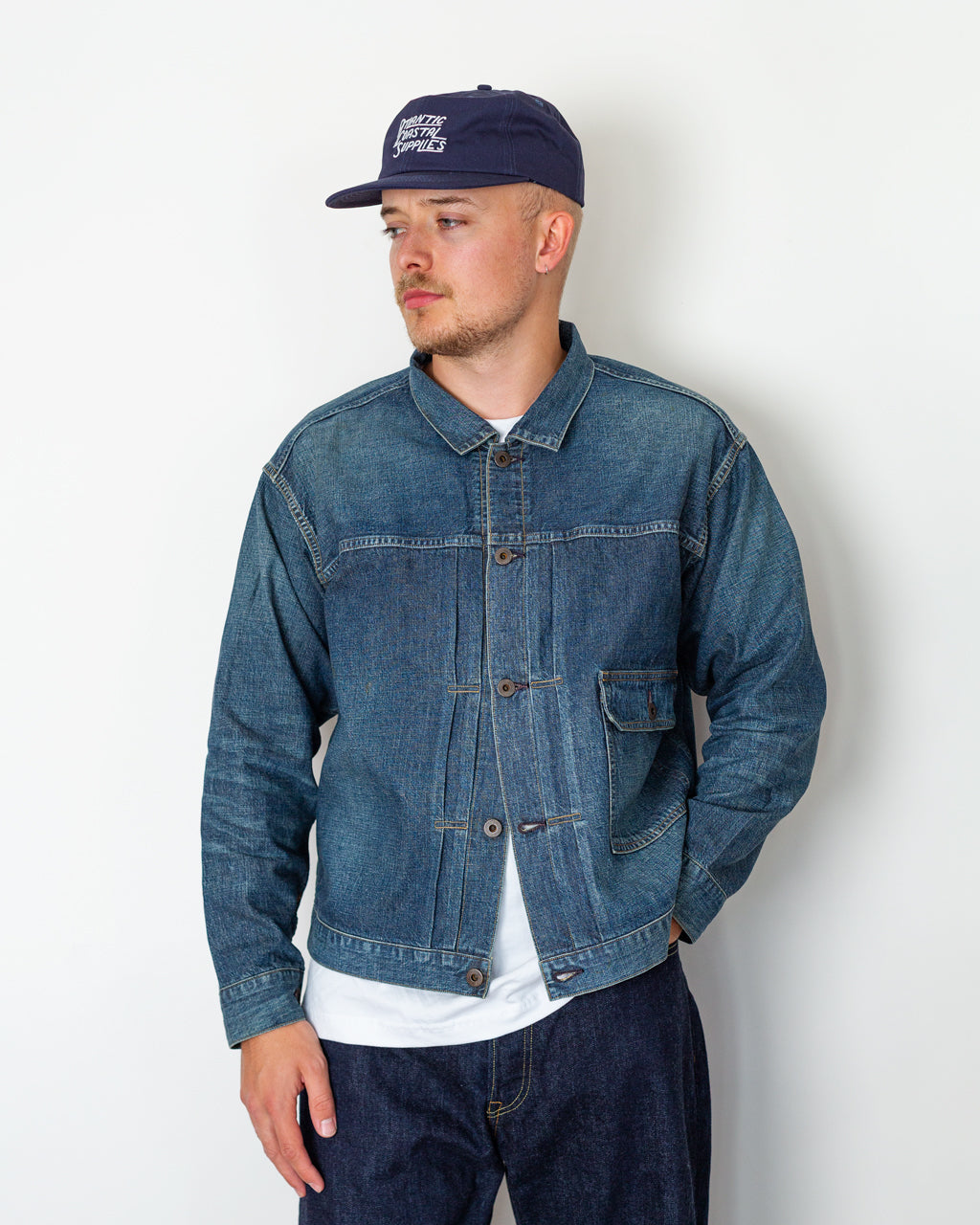 Damaged Denim Jacket - Damaged Indigo