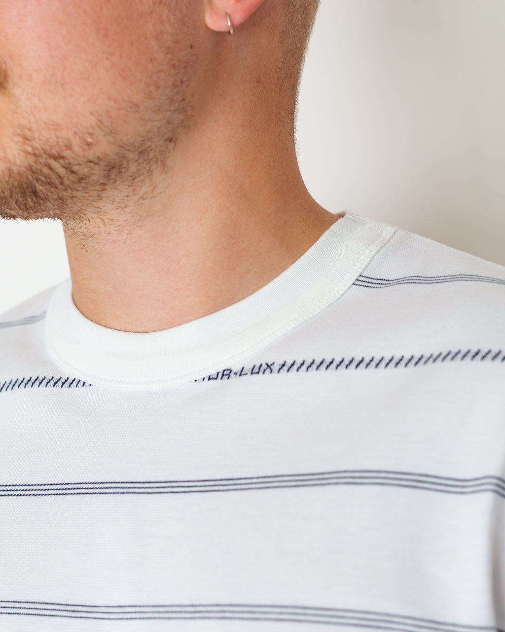 Spellout T-Shirt - Milk/Navy