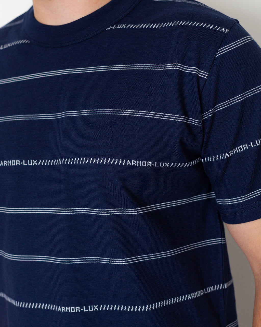 Spellout T-Shirt - Navy/Milk
