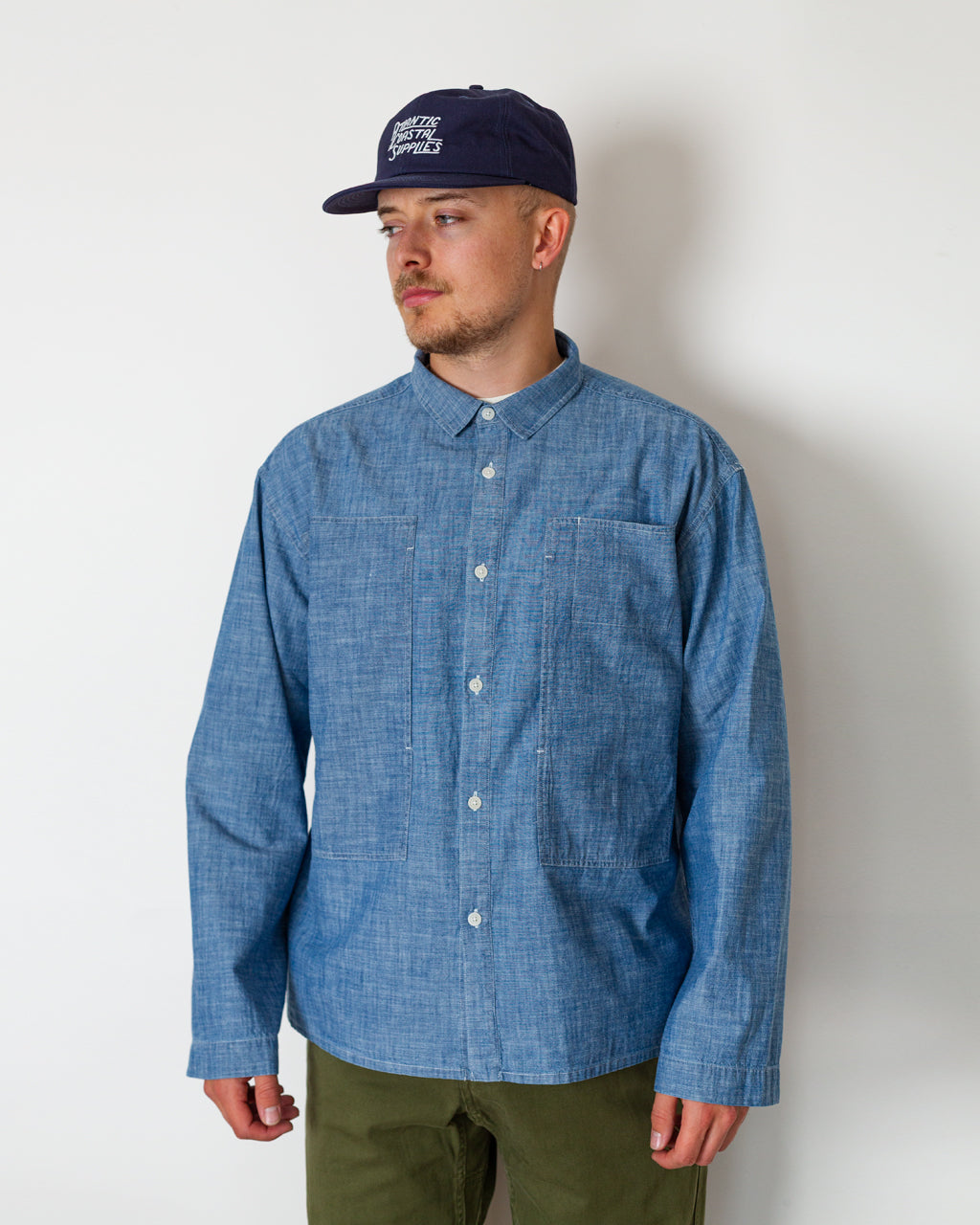 Trapper Shirt - Indigo Chambray
