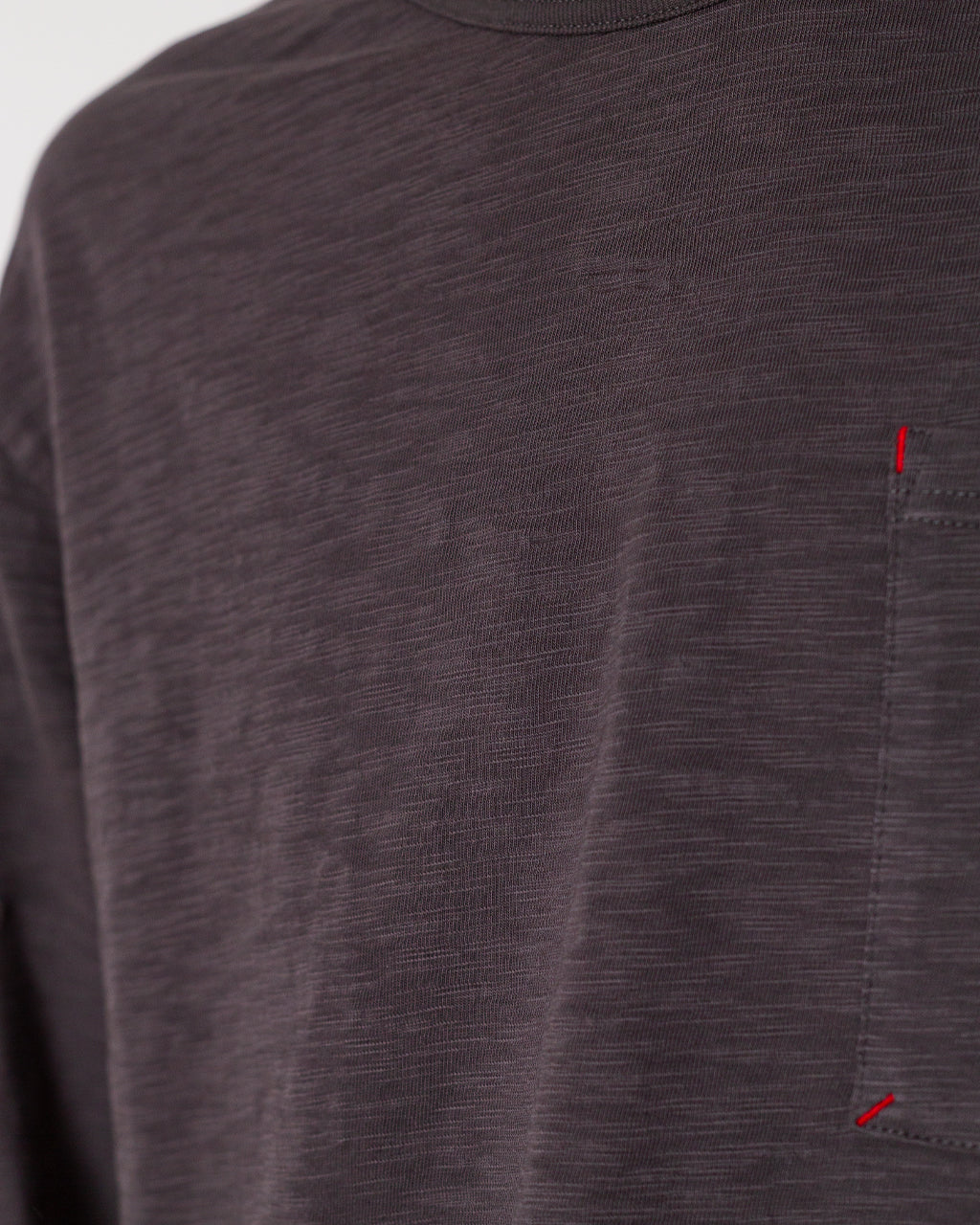 Lawrence Slub Pocket T-shirt - Charcoal