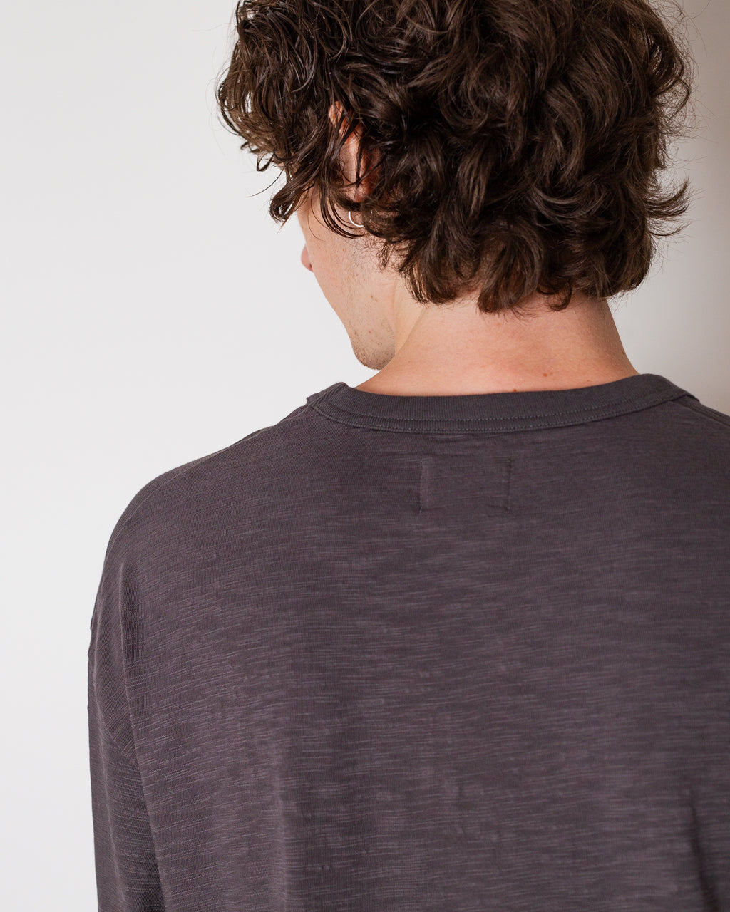 Lawrence Slub Pocket T-shirt - Charcoal