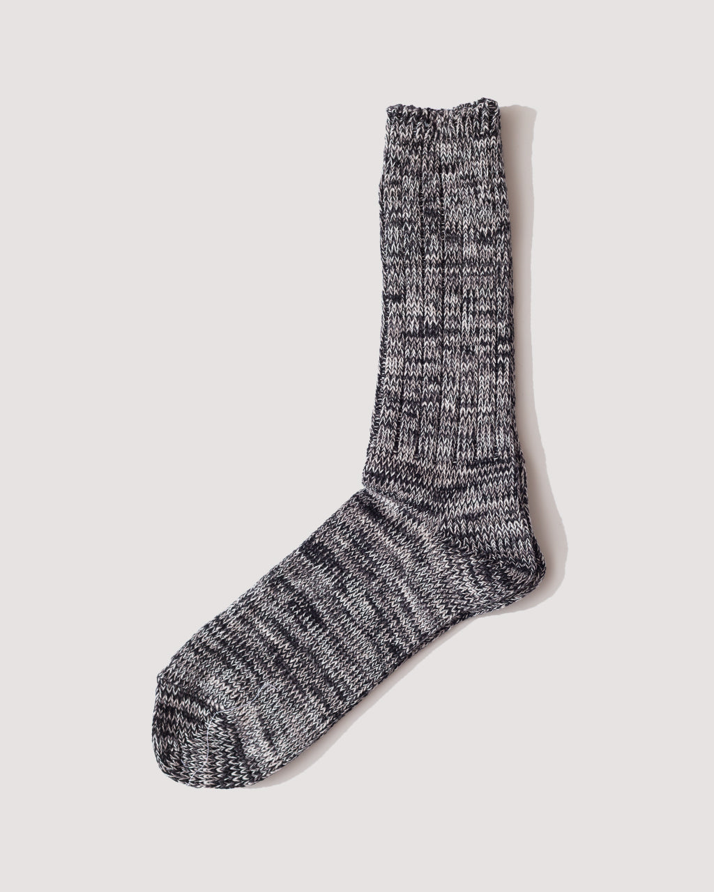 5 Colour Mix Crew Sock - Black