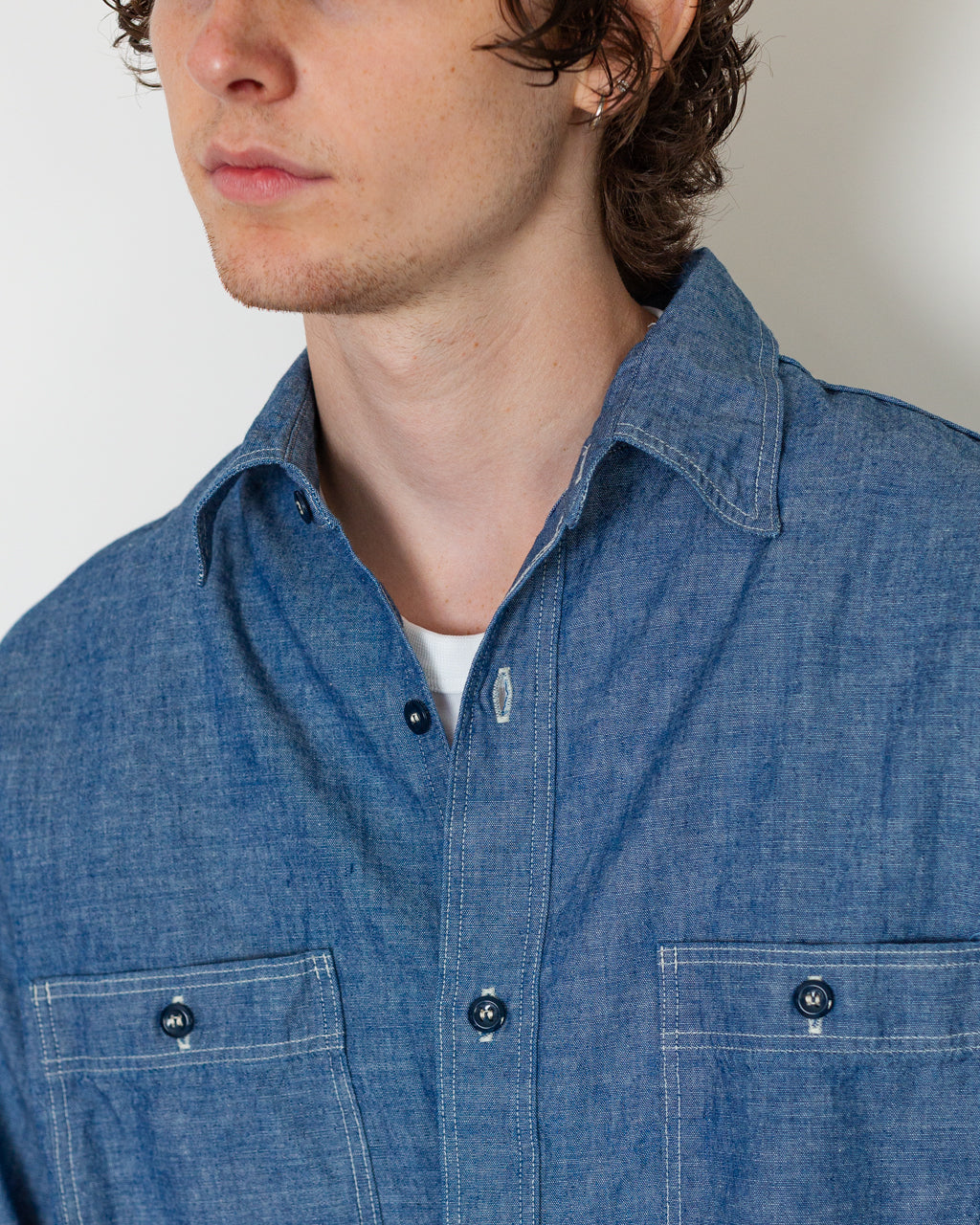 Relaxed Fit Work Shirt - Chambray