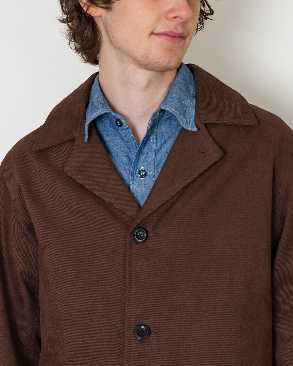 Bruton Blazer - Dark Brown/Lavet/French Navy