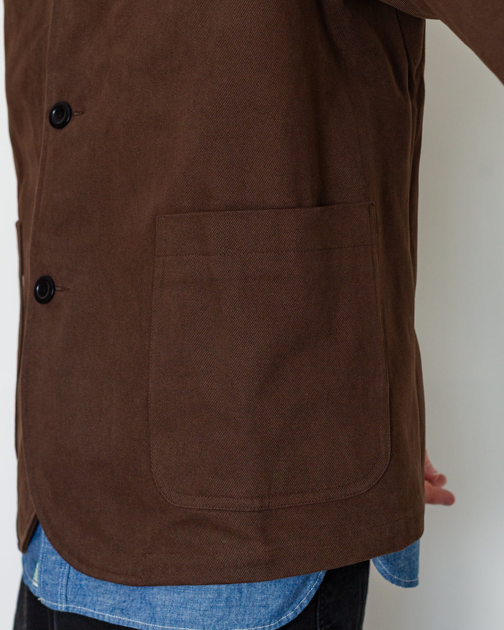 Bruton Blazer - Dark Brown/Lavet/French Navy