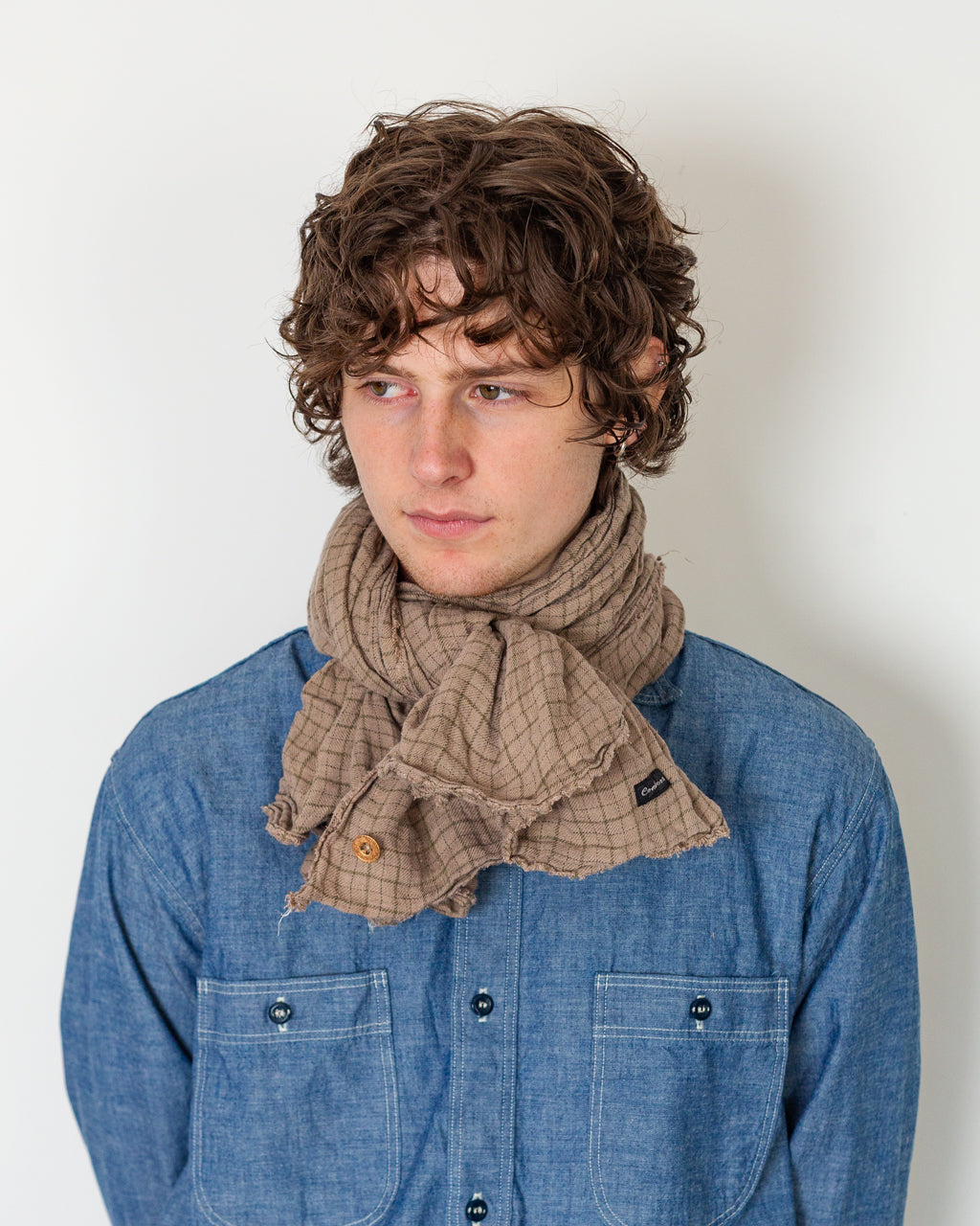 Knot Scarf - Brown Overdye