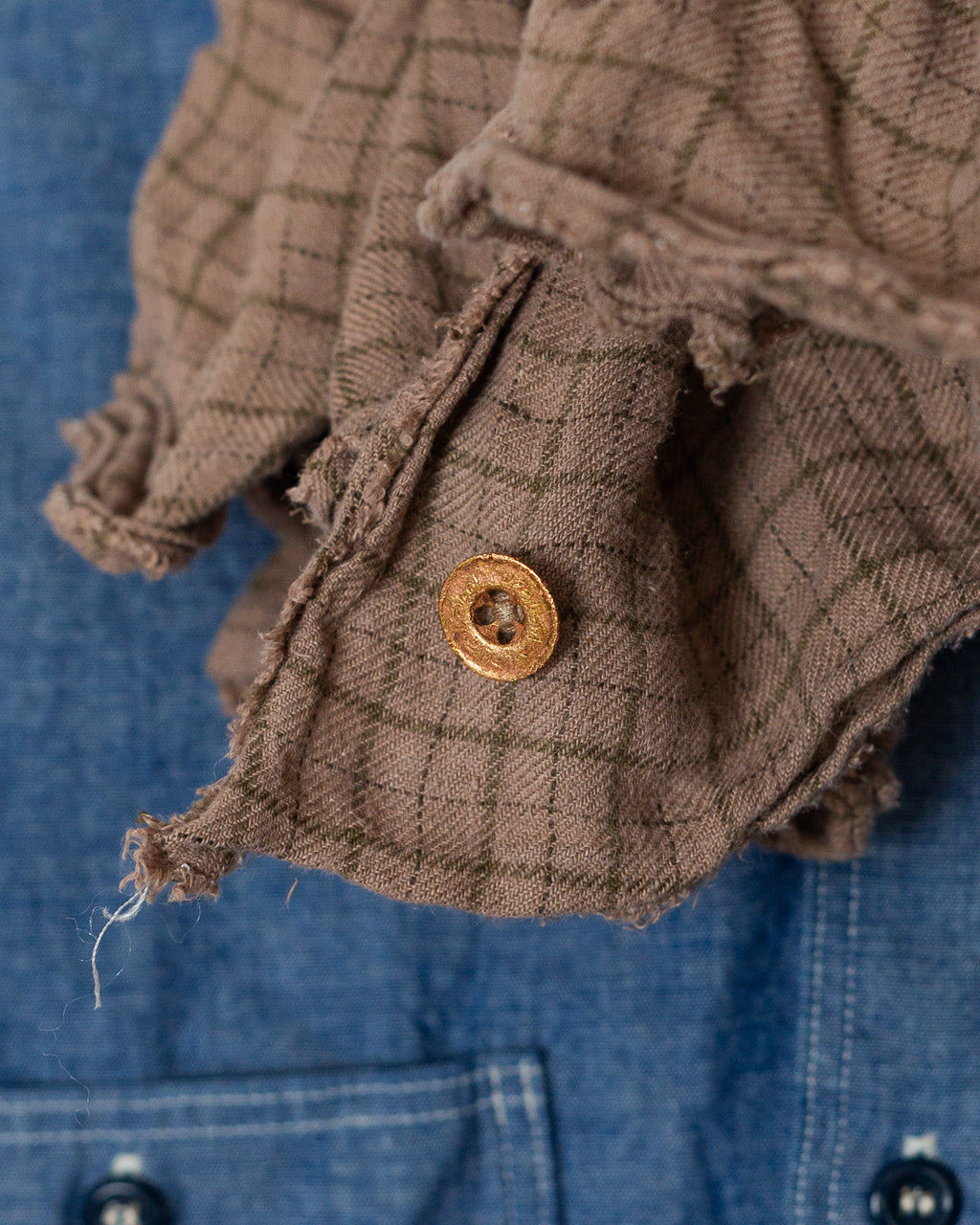 Knot Scarf - Brown Overdye