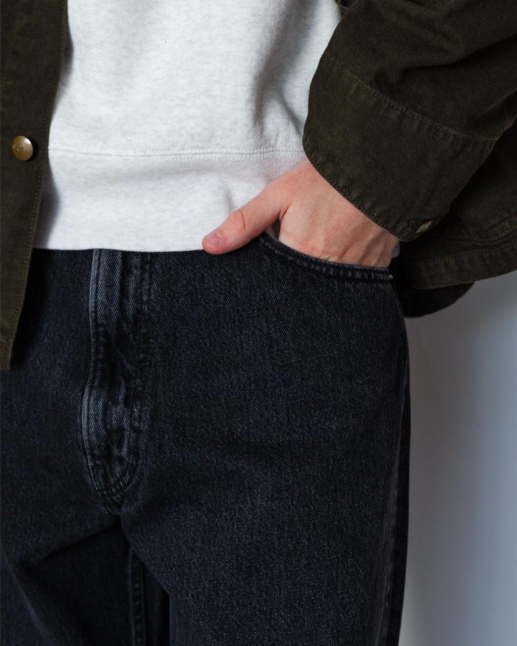 101 Dad Fit Jean - Black Denim Stone