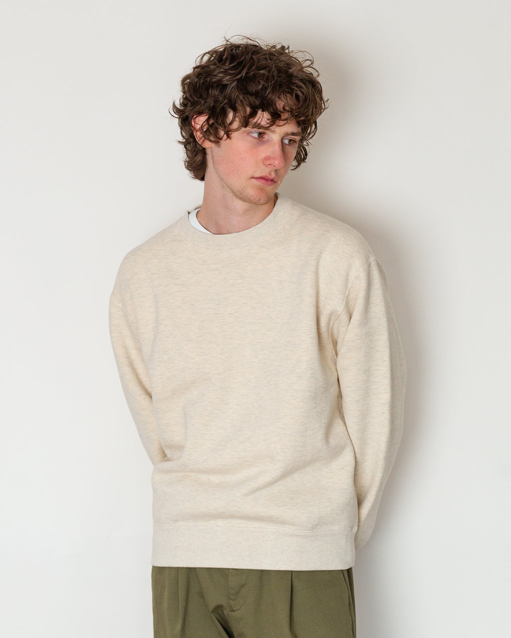 Sweat Crew Raised Back - Oatmeal