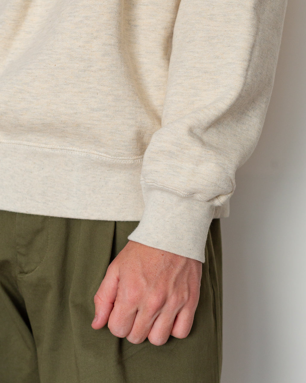 Sweat Crew Raised Back - Oatmeal