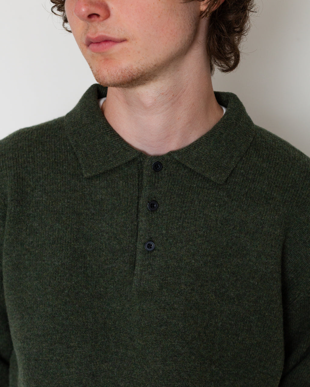 Knit Polo 9G - Green