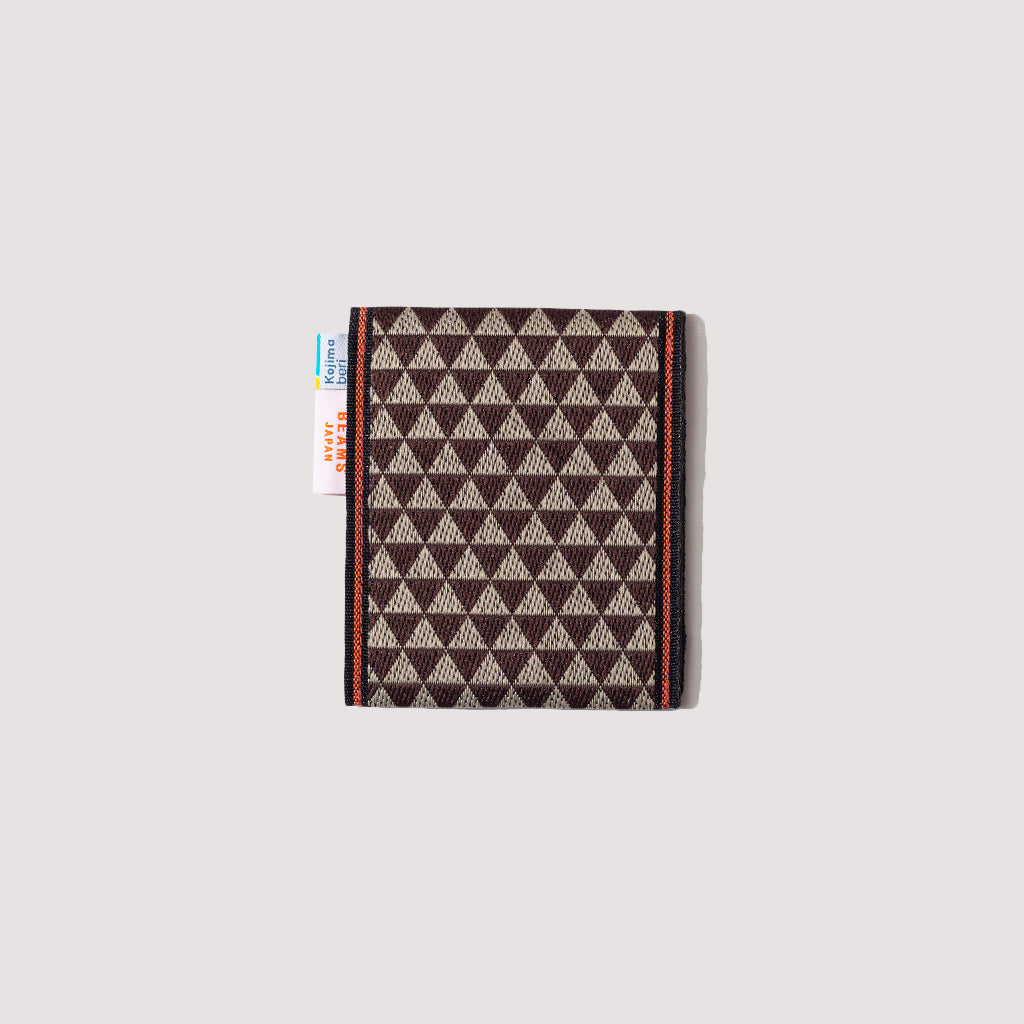 TAKATA TATAMI COIN PURSE - Brown/White