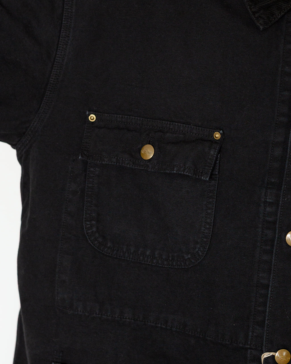 Relaxed Fit Oxford Coverall - Black