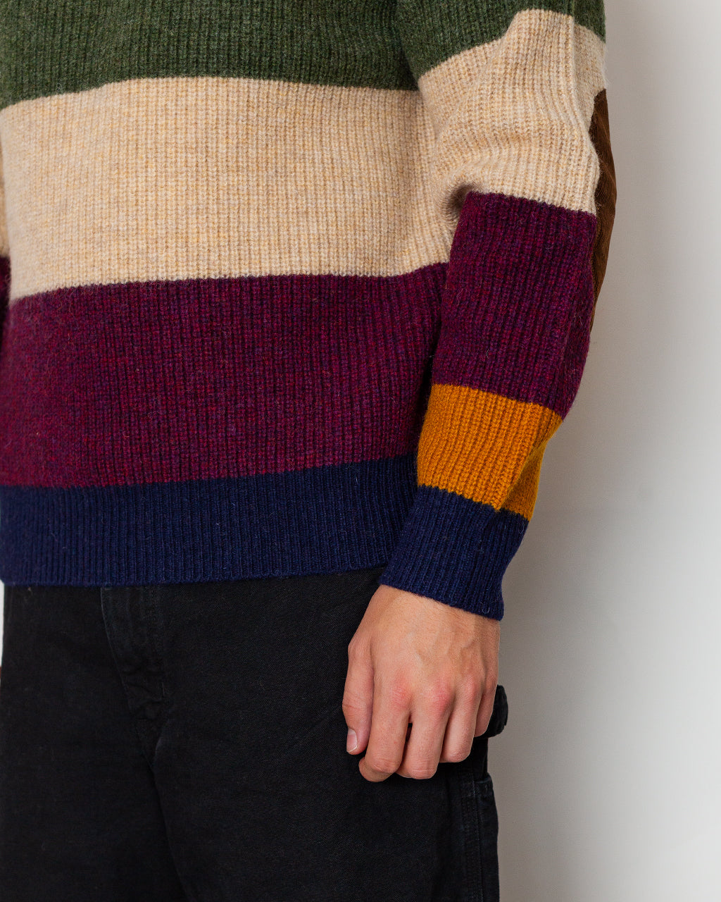 Crew Multi Stripe 5G - Navy