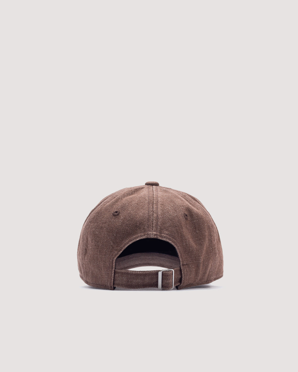 6 Panel Cap 14oz Denim - Brown