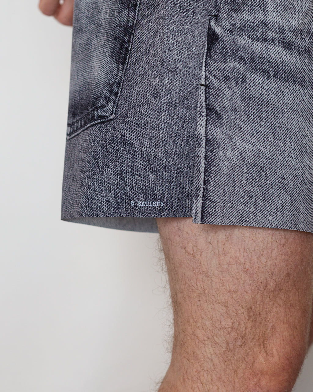 PeaceShell 5 Unlined Short - Black Denim
