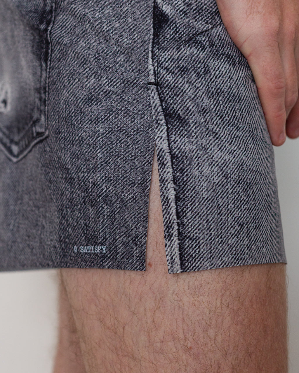 PeaceShell 5 Unlined Short - Black Denim
