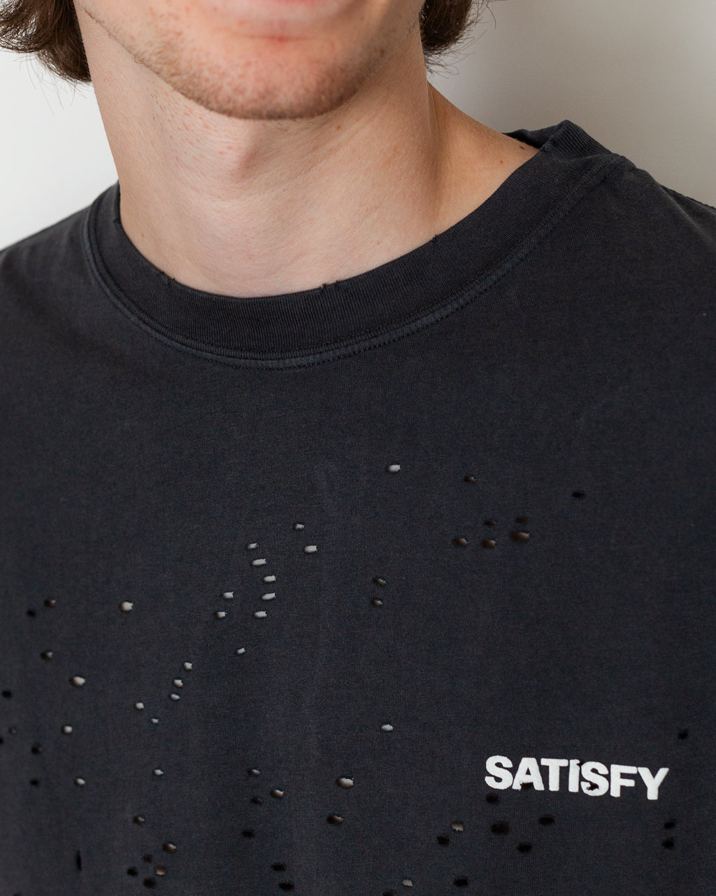 MothTech Long Sleeve T-Shirt - Aged Black