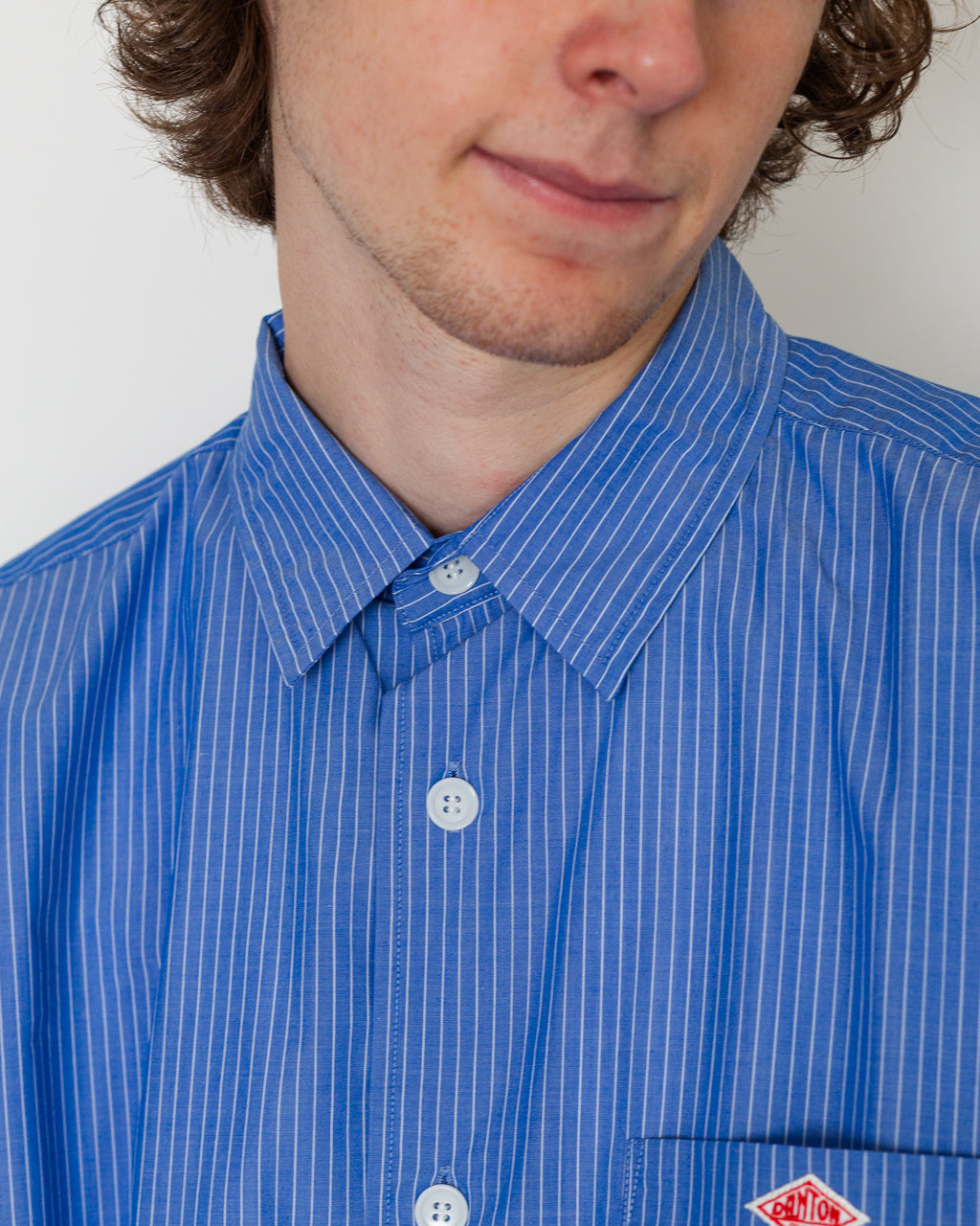 Work Shirt - Blue/White Stripe