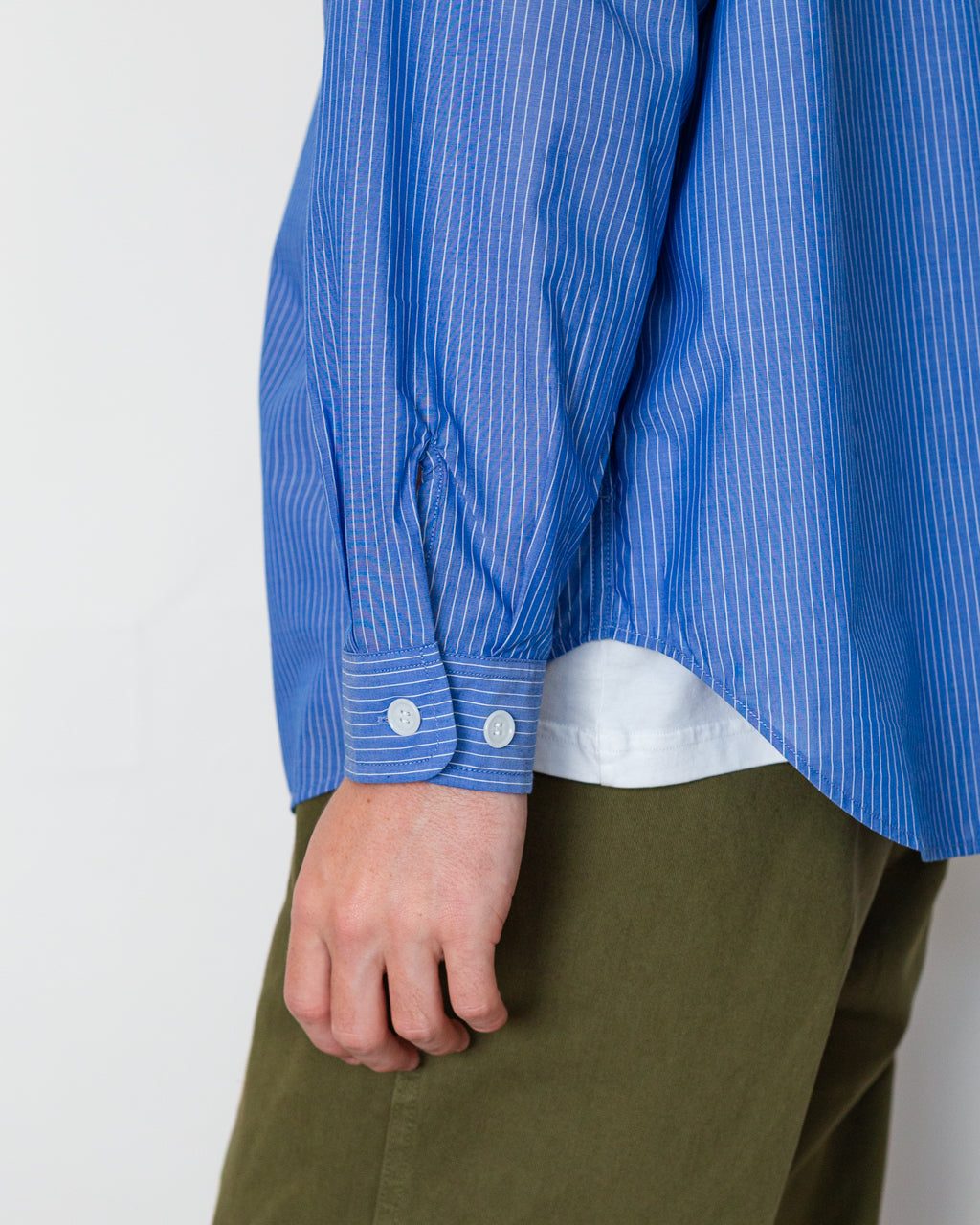 Work Shirt - Blue/White Stripe