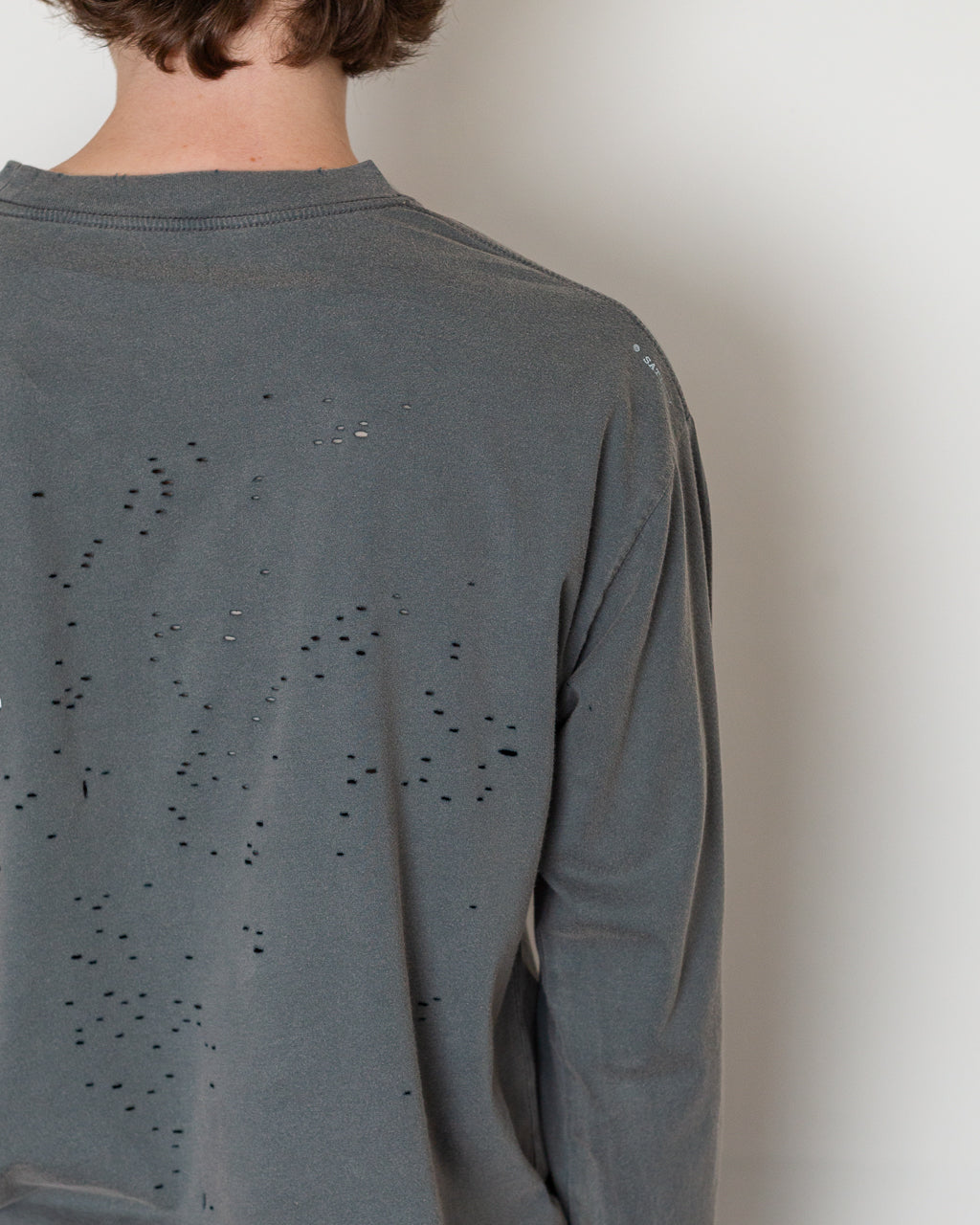 MothTech Long Sleeve T-Shirt - Faded Black